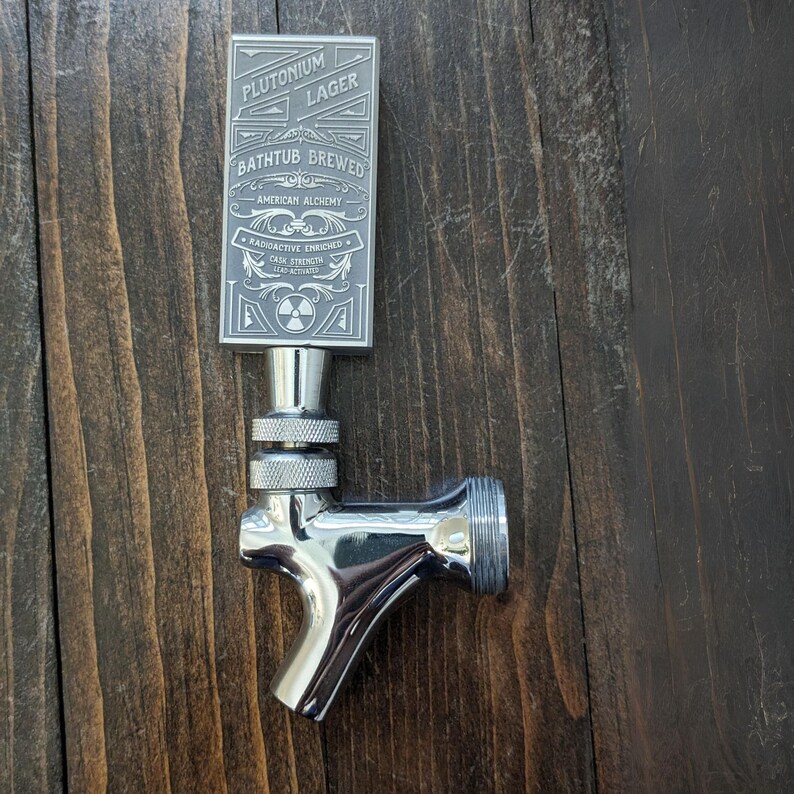 Custom beer tap handle cnc aluminum