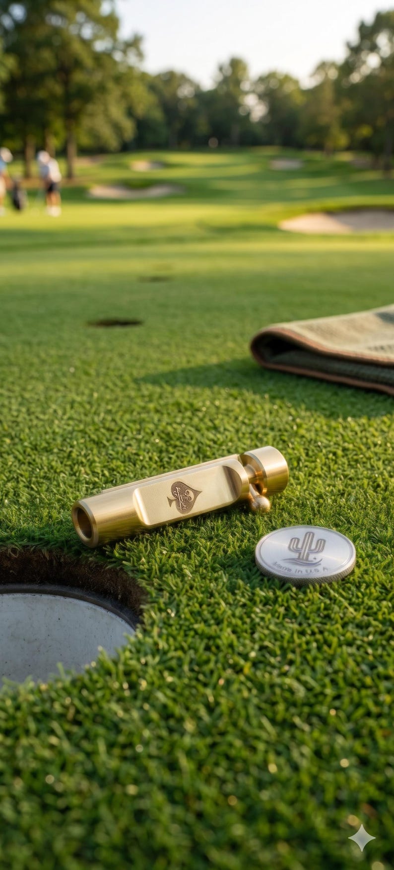 Custom Golf Retractable Divot Tool | Personalized Engraved Brass - Groomsmen Gift for Golfer image 16