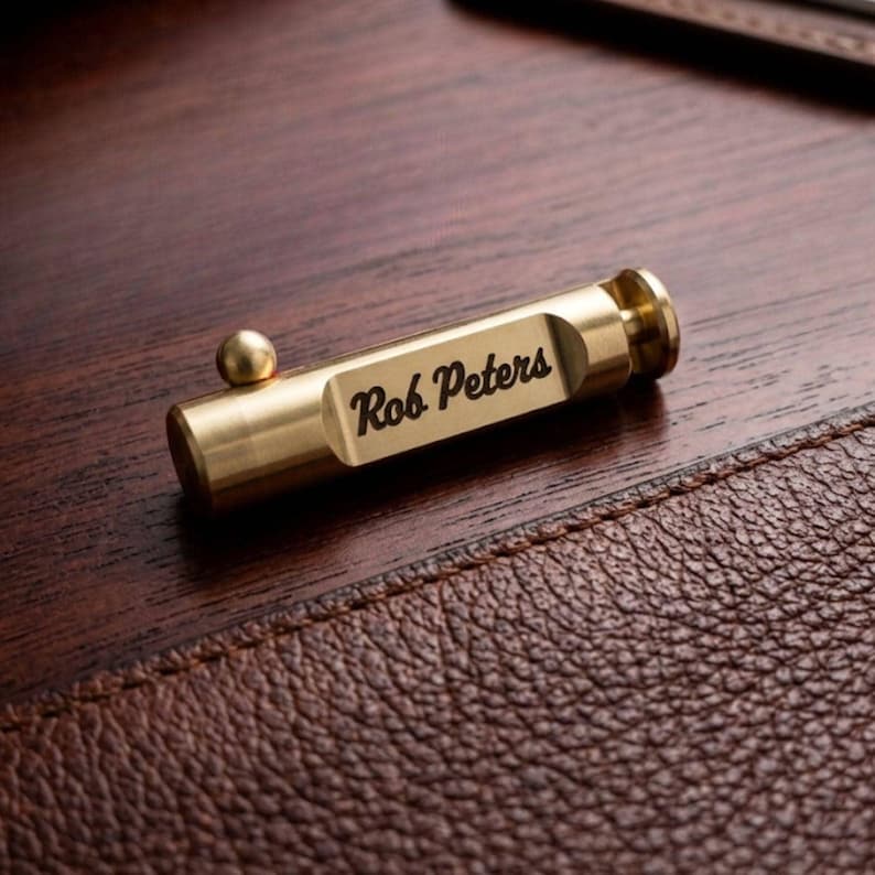 Custom Golf Retractable Divot Tool | Personalized Engraved Brass - Groomsmen Gift for Golfer image 8
