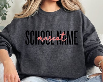 Custom School Mascot PNG | Custom School Mascot SVG | Custom School Mascot | School Mascot Shirt | Mascot Shirt | Custom Team Mascot