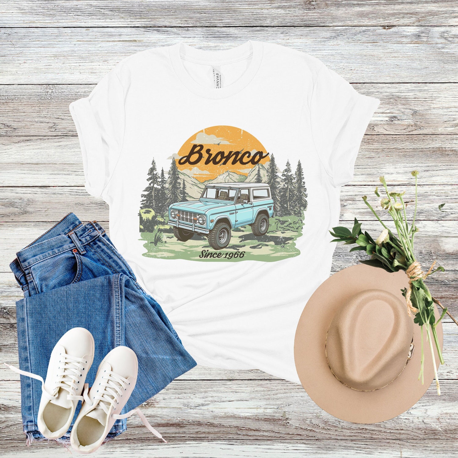 Ford Bronco Shirt | Retro Ford Bronco Shirt | Retro Bronco Shirt | Bronco Shirt | American Car Shirt | Ford Shirt | Retro Outdoors Shirt