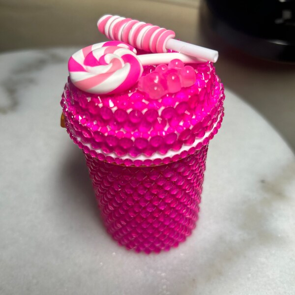 Bedazzled Pill Bottle Etsy