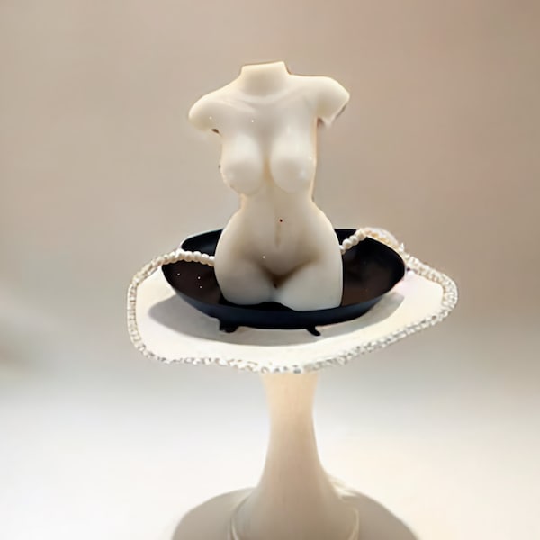 Female Torso Candle