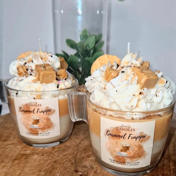 Caramel Frappé Dessertkerze