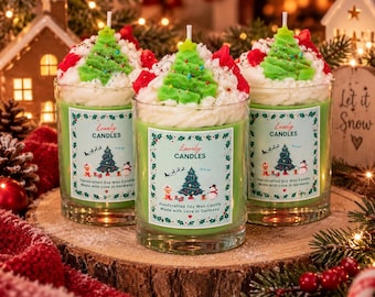Julljus, present, pepparkaksljus, juldekoration, vinterdekoration, julklapp, julgransljus, present till den hemliga tomten, souvenir, heminredning