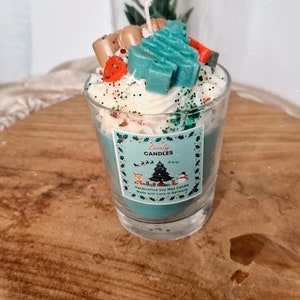 Christmas candle gift gingerbread candle Christmas decoration winter decoration gift Christmas Christmas tree candle secret Santa gift souvenir home decoration