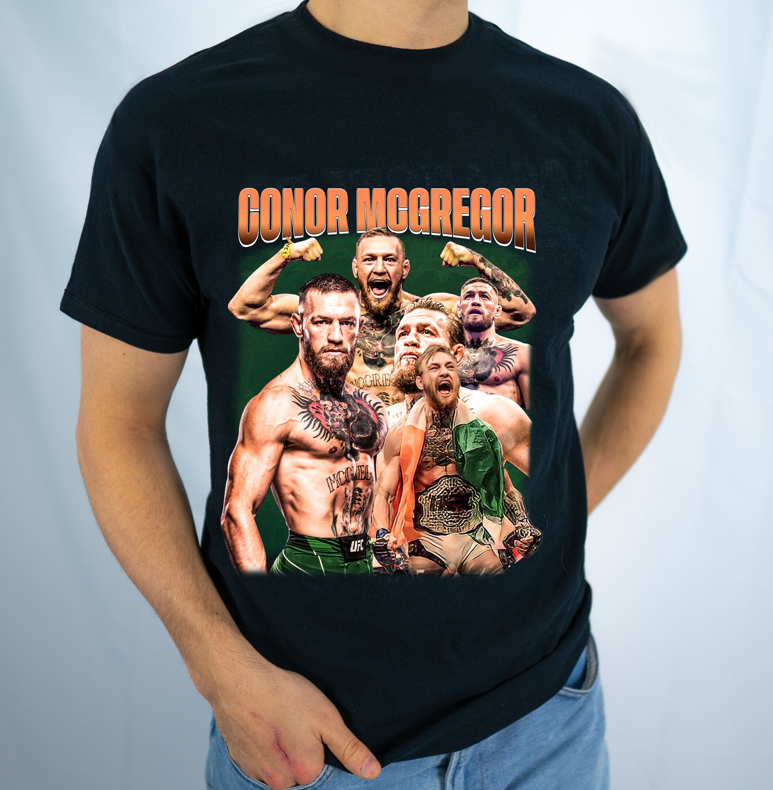 Conor Mcgregor Vintage Bootleg Design Style UFC Unisex Heavy