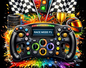 Formula Racing Wheel PNG | Motorsport Design, Race Mode Graphic (Digital Download)