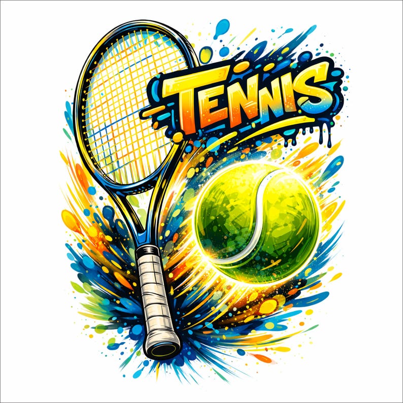 Tennis PNG Design | Tennis Shirt Graphic | Tennis Racket & Ball PNG ...