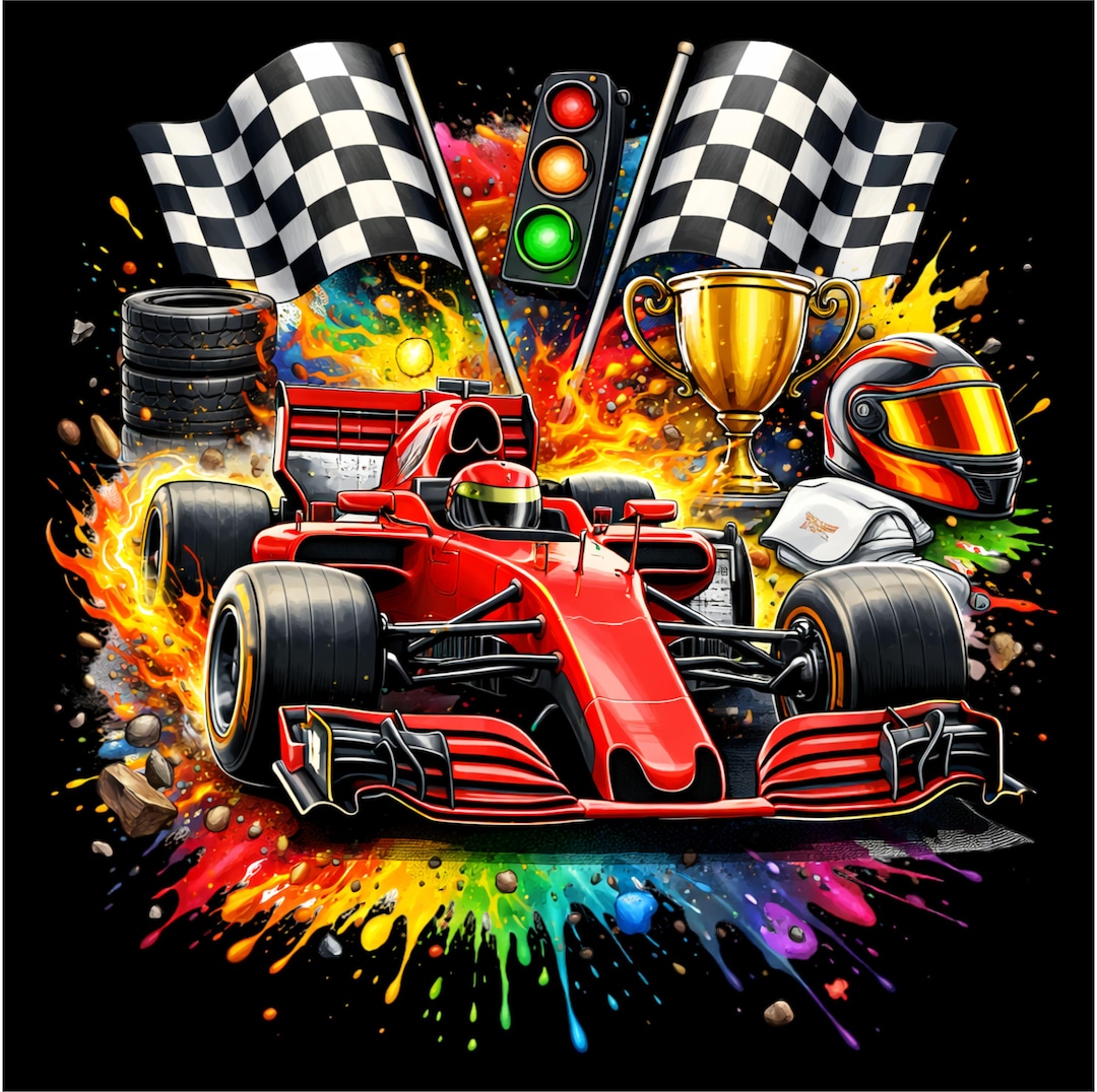Racing Car PNG | Motorsport Champion Design | Open Wheel Race Car Art ...