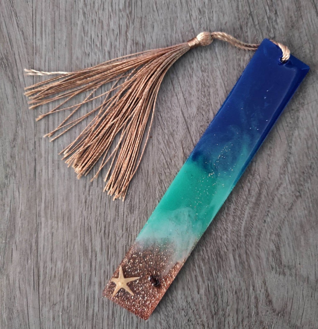 Resin Bookmarks, Beach Bookmarks, Nautical Bookmarks - Etsy