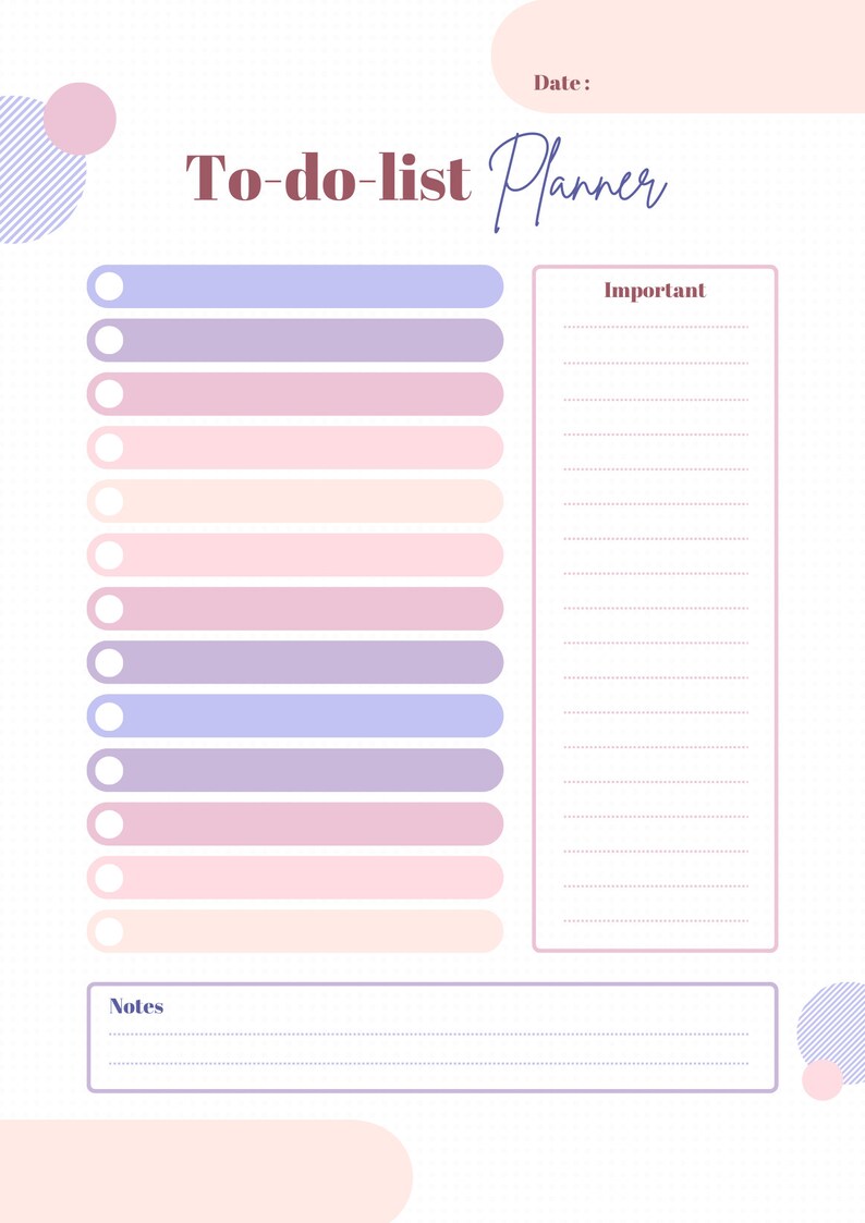 Planners Notion Template All in One , Daily , Weekly, Monthly Planners ...