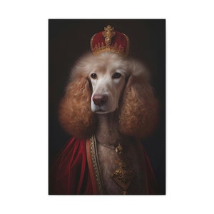Elegant Royal Standard Poodle Portrait: A Timeless Masterpiece for Every Poodle Lover