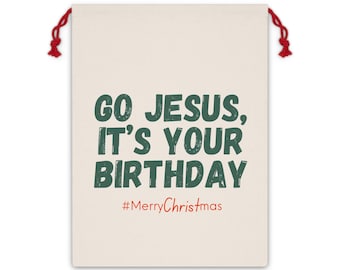Go Jesus, It's Your Birthday Large Gift Bag