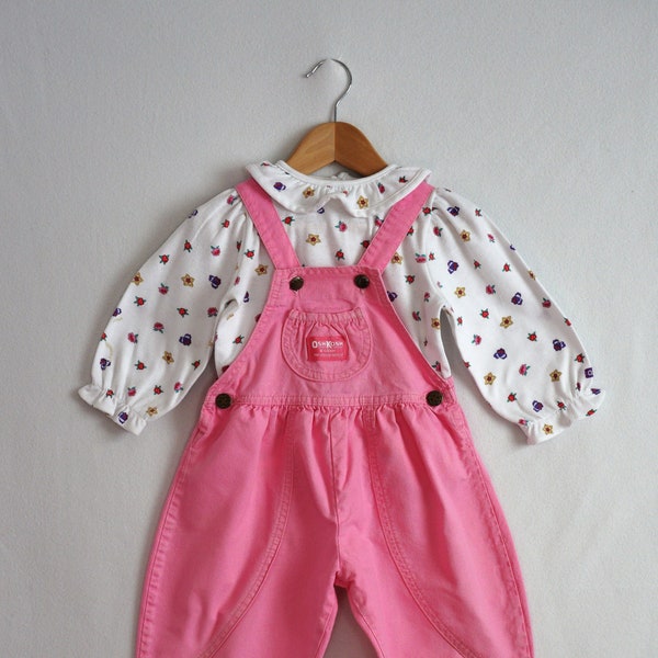 Pink Overalls Etsy