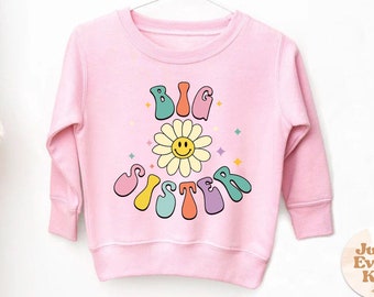 Große Schwester Pullover, Kleinkind Sweatshirt, Pullover für Kinder, große Schwester Kleinkind Pullover, Sibling Baby Ankündigung, große Schwester Shirt, große Sis