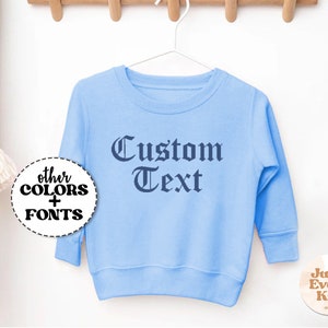 Felpa per bambini personalizzata, Camicia per bambini personalizzata, Felpa con citazione personalizzata, Felpa con nome personalizzato per bambini, Body per bambino personalizzato