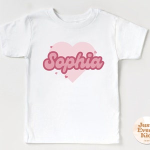 Personalized Girl Shirt, Kids Name Shirt, Custom Name Girl T-shirt, Personalized Girls Name Toddler Shirt, Cute Name Shirt