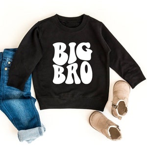 Big Bro Sweatshirt, Kleinkind Sweatshirt, Big Bro Shirt, Bruder zu sein, Schwangerschaft enthüllen, größter Bro, Sibling Reveal, Geschwister Ankündigung