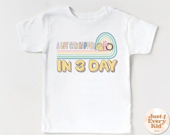 Beaucoup de choses peuvent se passer en 3 jours T-shirt pour enfant, T-shirt de Pâques, Jolie chemise religieuse pour enfant, Chemise de Pâques pour tout-petit, Chemise de Pâques pour enfant, Body bébé de Pâques