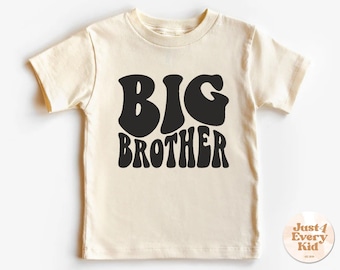 Big Brother Shirt, Big Brother Announcement, Big Brother Toddler Shirt, Sibling Natural Infant, Pregnancy Reveal Shirt, Cute Vintage Kid Tee