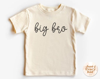 Big Bro Kids Shirt, Cute Big Brother Toddler Shirt, Retro Big Brother Baseball Tee, Vintage Big Bro Gift, Pregnancy Announcement