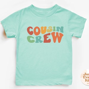 Chemise rétro Cousin Crew pour tout-petit, T-shirt Groovy Cousin Crew, Chemises Retro Cousins, Chemise rétro pour enfant, Chemise Boho Cousin Crew, Body Cousin image 7