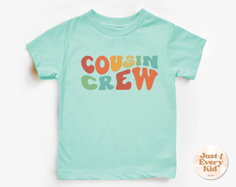 Chemise rétro Cousin Crew pour tout-petit, T-shirt Groovy Cousin Crew, Chemises Retro Cousins, Chemise rétro pour enfant, Chemise Boho Cousin Crew, Body Cousin image 7