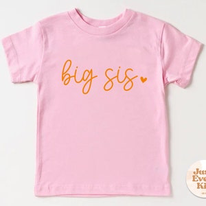 Big Sister Shirt, Big sis shirt, Big Sister Shirt, Little Sister Shirt, Sister Shirts Pregnancy Announcement, Baby Announcement Shirt Pink