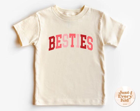 Kids Besties Shirt, Matching Best Friends Toddler Tees, Sisters Besties Outfit, Cute Playdate Shirts, Friendship Kids T Shirt