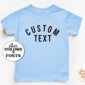 Custom Toddler Shirt, Personalized Natural Kids Shirt, Personalized Kids Shirt, Toddler Shirt, Toddler Name Shirt Girl, Name Kids Shirt