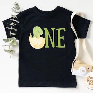 Dinosaur 1st Birthday Shirt, Oneasaurus Tshirt, One-A-Saurus First Birthday Tee, Turning One Dino Birthday Party, Dino 1st Birthday Kids Tee