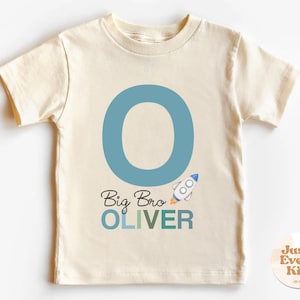 Personalized Big Brother T-shirt, Pregnancy Announcement Shirt, Going To Be A Big Brother, Big Brother Gift, Custom Big Bro, Sibling Natural