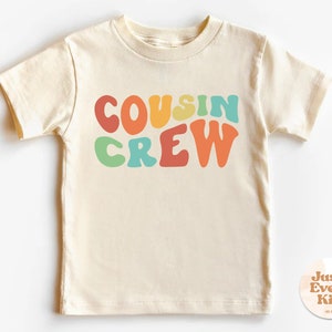 Chemise rétro Cousin Crew pour tout-petit, T-shirt Groovy Cousin Crew, Chemises Retro Cousins, Chemise rétro pour enfant, Chemise Boho Cousin Crew, Body Cousin image 1