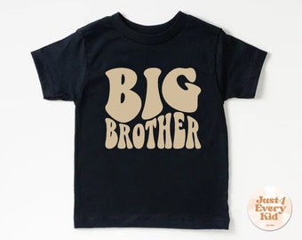 Big Brother Shirt, Big Brother Ankündigung, Big Brother Kleinkind Shirt, natürliches Kleinkind, Schwangerschaft offenbaren Shirt, niedliches Vintage Kid Tee