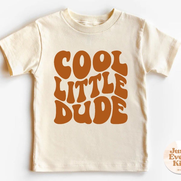 Cooles kleines Dude-Kleinkind-Shirt, nettes natürliches Baby-Shirt, natürliches Kleinkind-T-Shirt, netter Junge, Kleinkind-Shirt, kleiner Dude-T-Shirt, Jungengeschenk