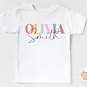 Personalized Girl Shirt, Custom Name Toddler Shirt, Custom Girls Name Toddler Shirt, Personalized Kids Tee, Name Baby Bodysuit, Custom Tees
