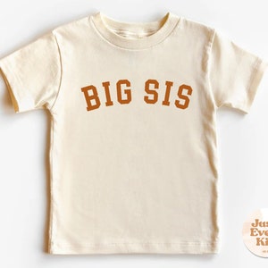 Big Sister Shirt, Big Sis, Cute Vintage Shirt, Retro Big Sister Kids Tee, Siblings Shirt, Big Sister Gift, Pregnancy Announcement, Sis Tee