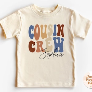Personalizowana koszula Cousin Crew, koszula Cousin Crew dla maluchów, słodka koszulka Cousin Natural dla maluchów, body Cousin Crew dla niemowląt, spersonalizowana koszula dla maluchów