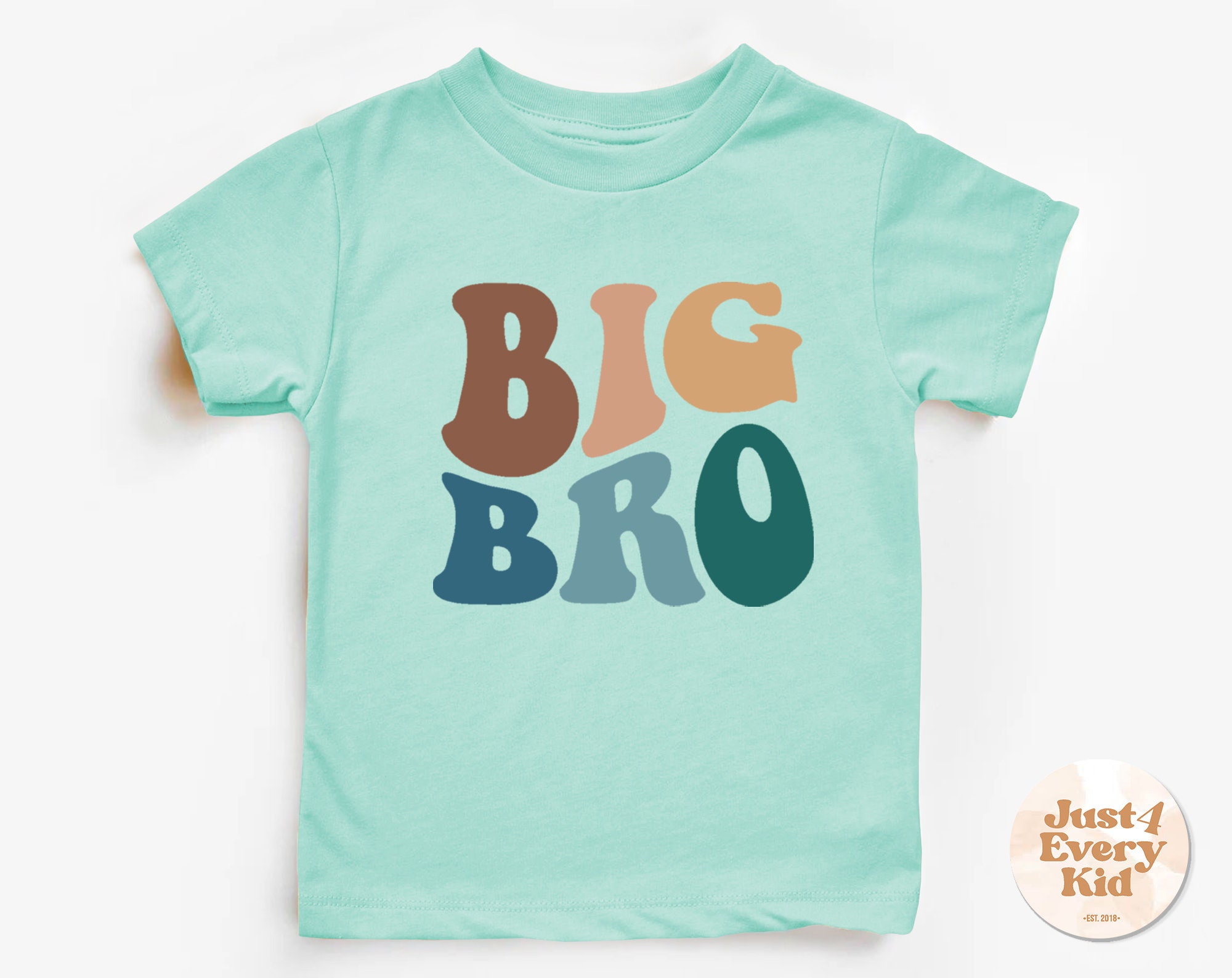 Big Bro Toddler Shirt, Cute Vintage Brother Kids Shirt, Natural Big Brother Toddler Tee, Sibling Natural Infant, Pregnancy Reveal Shirt