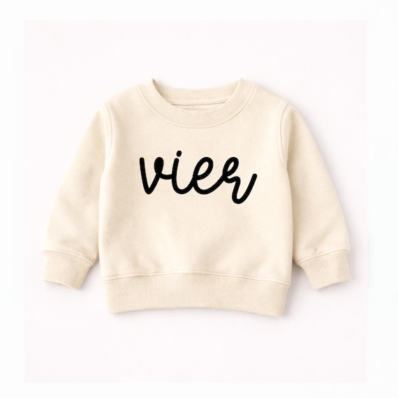 Geburtstags-Sweatshirt für Mädchen oder Jungen, Geschenk Geburtstag Kind, Birthday Outfit for Boys and Girls, Birthday Kids Sweatshirt