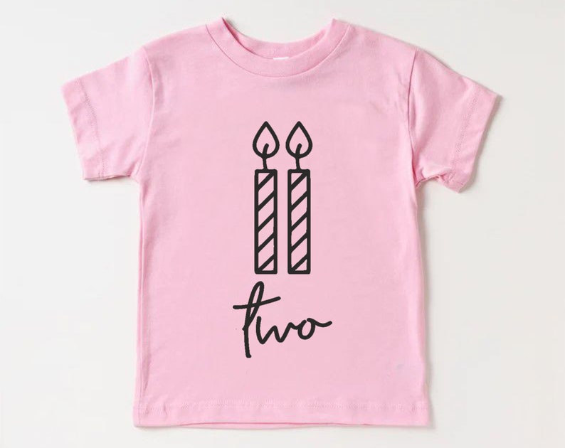 DUE camicie, Camicia del secondo compleanno, Camicia del 2o compleanno Ragazzo, Due camicie Ragazzo, Camicia del 2o compleanno per ragazzi, Ragazze 2o compleanno, Camicia del 2o compleanno Pink