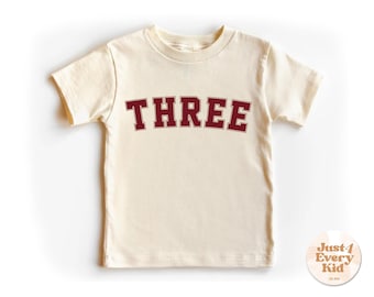 Maglietta per il terzo compleanno - Maglietta per il terzo compleanno del bambino, Vestito per il terzo compleanno del bambino, Maglietta per la festa di compleanno dei bambini