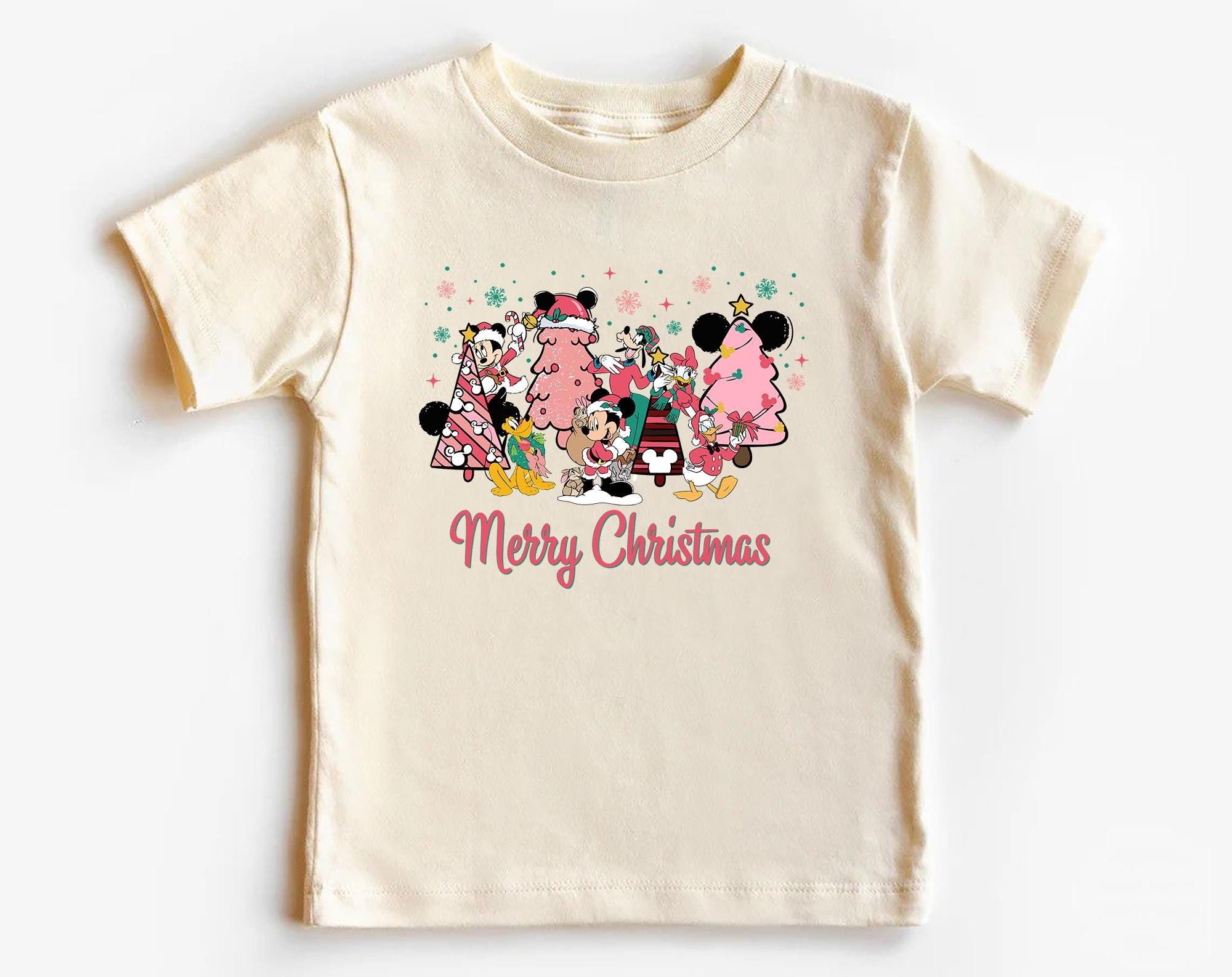 Christmas Toddler Shirt, Cute Christmas Kids Shirt, Toddler Holiday T-shirt, Festive Christmas Toddler Tee, Merry Christmas Mickey Kid Shirt