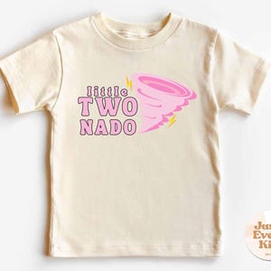 Two Nado 2nd Birthday Shirt, Funny Two Year Old Gift, 2nd Birthday Outfit, Two-nado Party Shirt, Girls 2nd Birthday, Second Birthday Girls