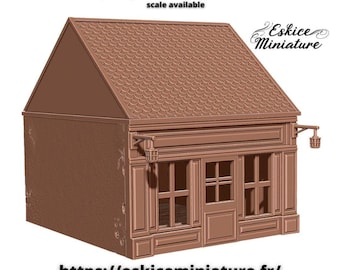 Little Shop Building Terrain - 3D FDM Printed, 28mm Scale
