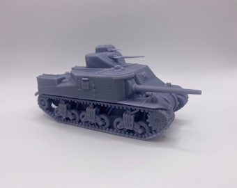 M3 Lee United States Medium Tank - 3D Resin Printed, 28mm Scale