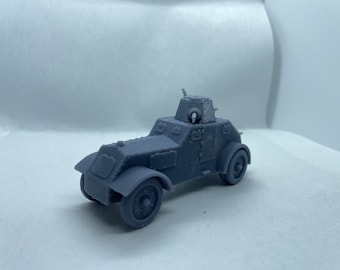 WZ29 Ursus Polish Armored Car - 3D Resin Printed, 28mm Scale