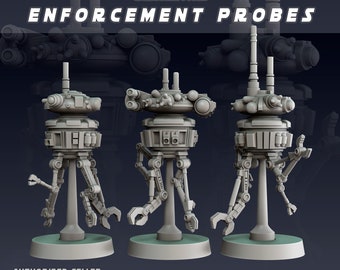 3x Enforcement Probes - Interstellar Civil War - 3D Resin Printed, 35mm Scale