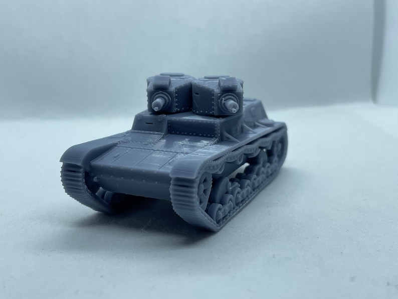 7TP Dual Turret Polish Light Tank 3D Resin Printed, 28mm Scale Etsy